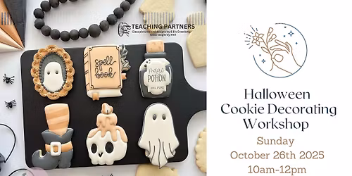 Halloween Cookie Decorating Workshop with AM Bakery - Sunday 10/26/25
