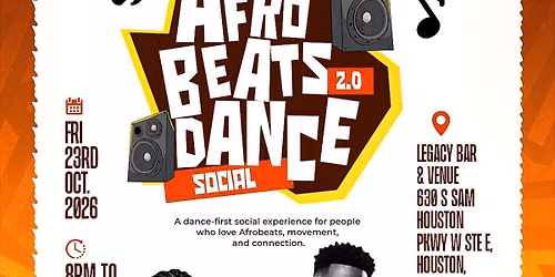 Houston Afrobeats Dance Social