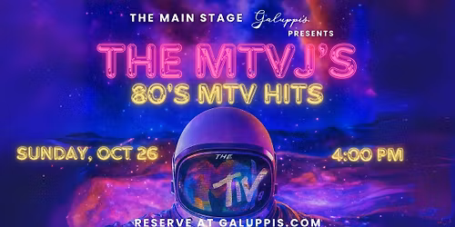 The MTVJs: 80s Music Live at Galuppi\u2019s