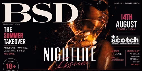 BSD EVENTS PRESENTS:  NIGHTLIFE ISSUE \u2014 EDITION 001