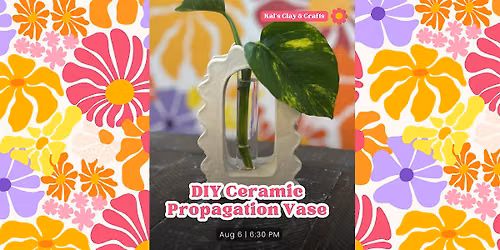 DIY Ceramic Propagation Vase | Beginner-Friendly Pottery Workshop