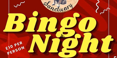 Bingo night with Hullaballoo Sanctuary 