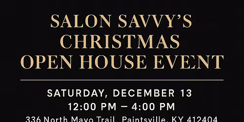Salon Savvy Christmas Open House