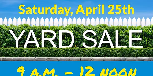 SPUC Annual Yard Sale