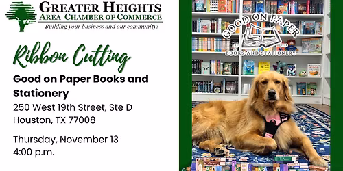 Ribbon Cutting for Good on Paper Books and Stationery
