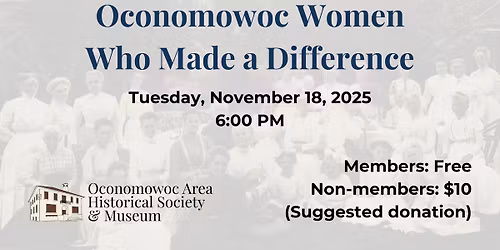 Oconomowoc Women Who Made a Difference