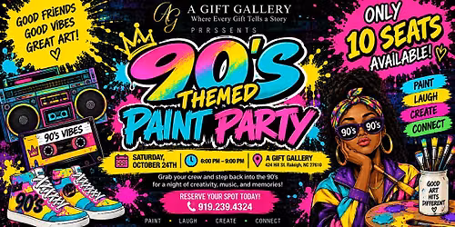 90's Theme Paint Party