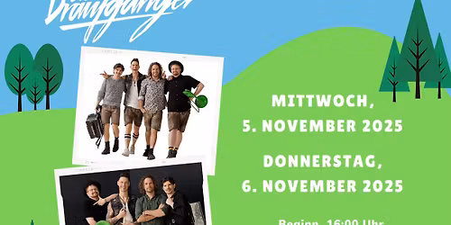 Draufg\u00e4nger Kinderkonzerte 5&6 November