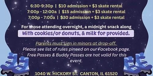 All Night Skate!