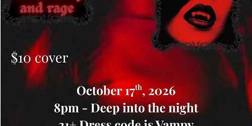 Sanguine- A Vampy deep red goth night