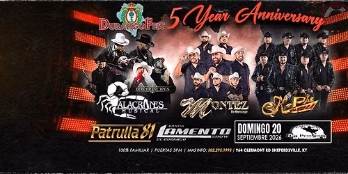 DURANGO FEST EN SHEPERDSVILLE