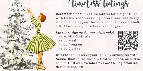 "Timeless Tidings" \u2014 Women's Christmas Party
