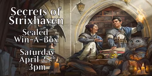 Secrets of Strixhaven Sealed Win-A-Box