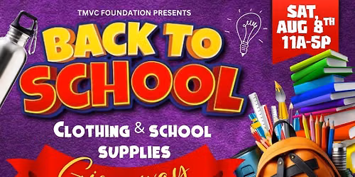 2nd Annual Back to School Clothing Drive