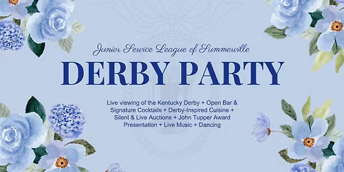 Junior Service League of Summerville Derby Party