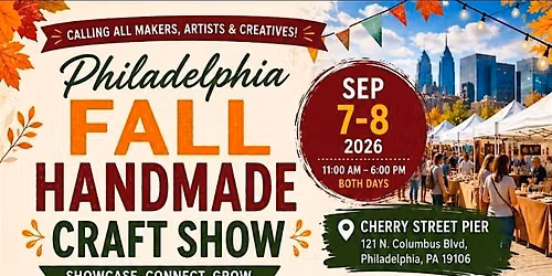 Philadelphia Fall Handmade Craft Show 2026