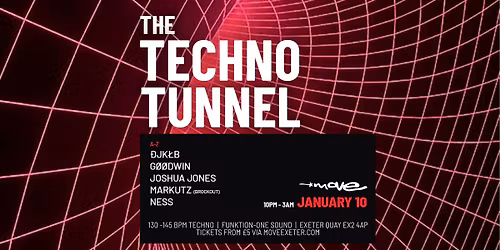The Techno Tunnel | Move Exeter 10.01.26