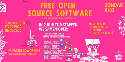 Free Open Source Software overstapmoment