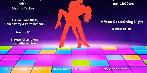 Class & Social Dance with Martin Parker See What's New! click on picture