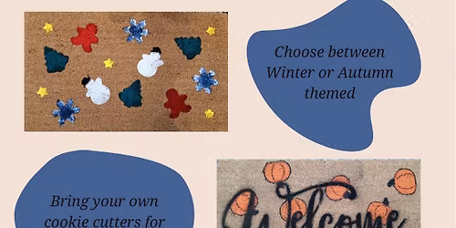 Design Your own Fall or Xmas Door Mat