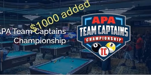 APA VEGAS QUALIFIER - Team Captains Championship