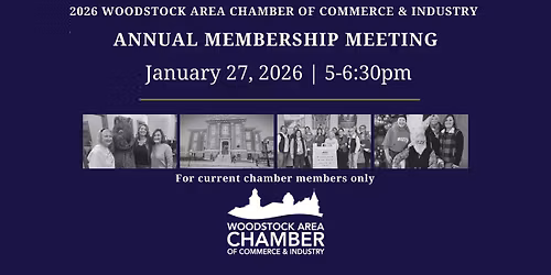 2026 Woodstock Chamber Annual Membership Meeting