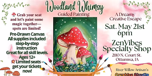 Woodland Whimsy- Guided Painting