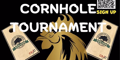 Corn hole Tournament at Fair Oaks Chicken Festival Sat. Sept 19th