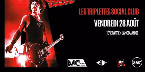Yarol poupaud et Jango Janice en concert aux Triplettes Social Club