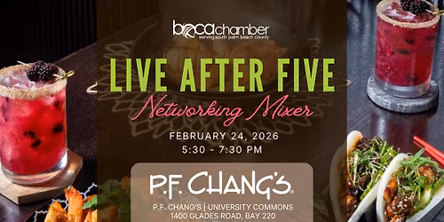 Live After Five Networking Mixer
