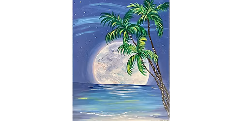 Moonlit Palms - Paint and Sip in Norfolk | Classpop!\u2122