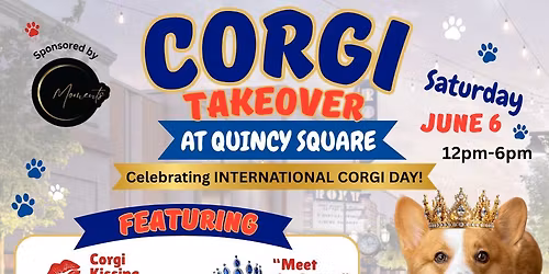Corgi Takeover at Quincy Square 