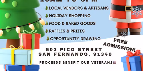 San Fernando American Legion Auxiliary Holiday Boutique 