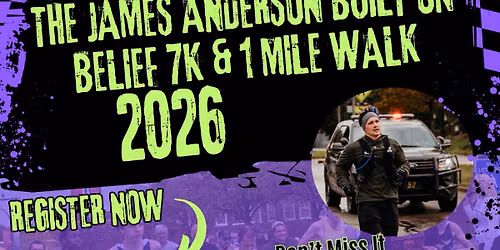 The 3rd Annual James Anderson Built on Belief 7k & 1 Mile Walk 