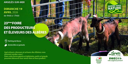 Foire des producteurs & \u00e9leveurs | Argel\u00e8s-sur-Mer