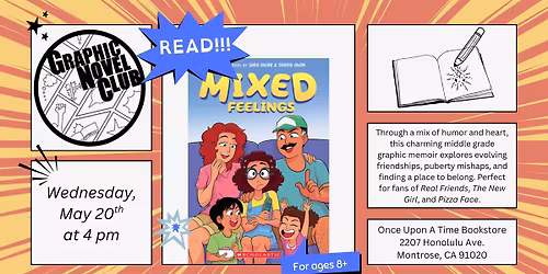 Graphic Novel Club: Mixed Feelings by Sara Amini and Shadia Amin