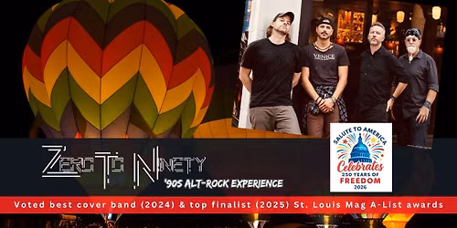 Zero To Ninety at Jefferson City's Capital Region Ampitheater