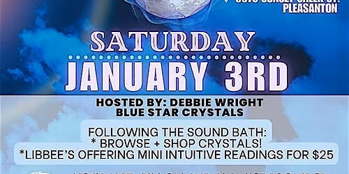 FULL MOON Sound Bath with 1000's of Crystals