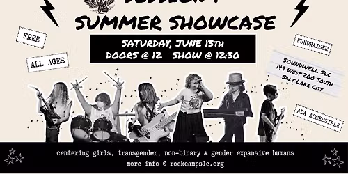 Rock Camp SLC Summer Showcase Session 1