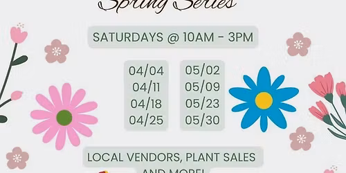 Hand Picked Market Nursery-Spring Series Live Music ft Bella G 