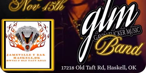 Gavin Tucker Live November 15th!