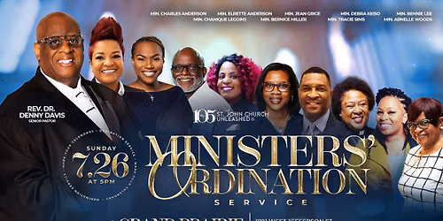 SJC Ministers' Ordination Service