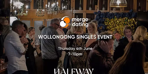 Wollongong Singles Event | Halfway Bar | Thursday 4th June | 50-65