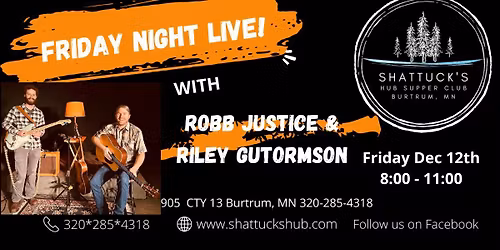 Friday Night Live with Robb and Riley!