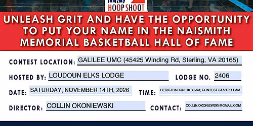 Elks Hoop Shoot Free Throw Contest