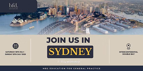 MBS Education for General Practice Workshop - SYDNEY 2026