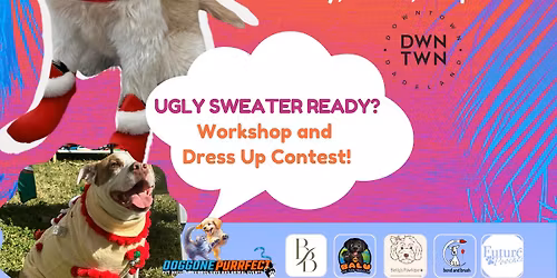 Holiday Ugliest Christmas\/ Sweater Contest Pet Dress Up