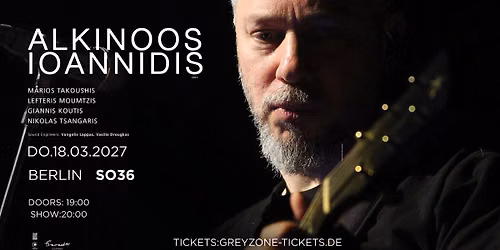 ALKINOOS IOANNIDIS | SO36 - Berlin