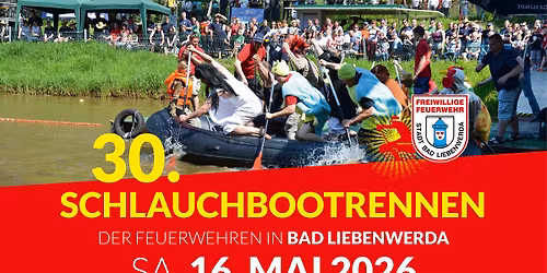 30. Schlauchbootrennen der Feuerwehren