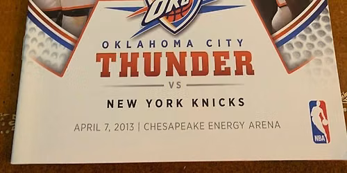 Oklahoma City Thunder at New York Knicks at Madison Square Garden